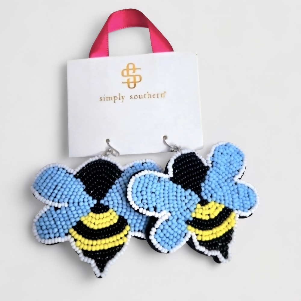🐝Simply Southern Beaded Bee Earrings